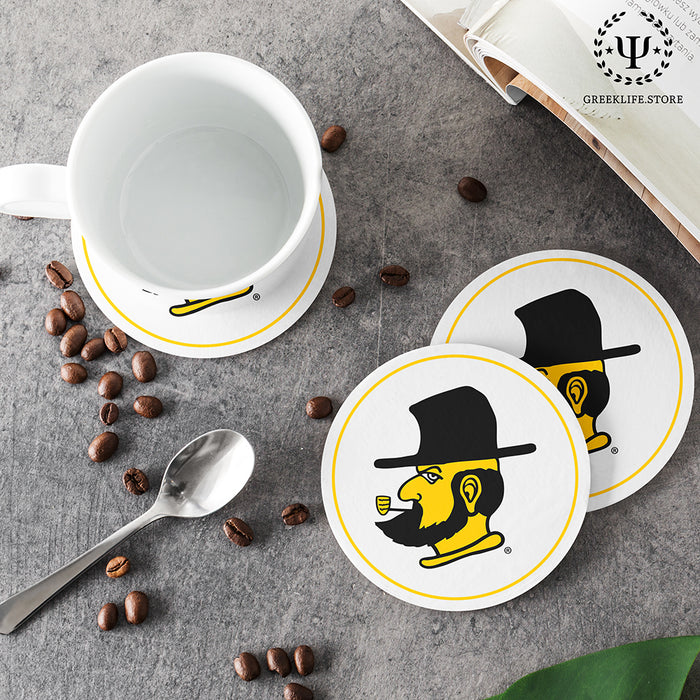Appalachian State University Beverage Coasters Round (Set of 4)