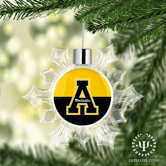 Appalachian State University Christmas Ornament - Snowflake
