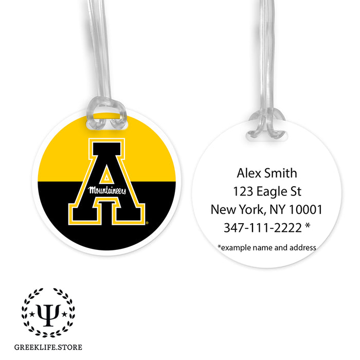 Appalachian State University Luggage Bag Tag (round)