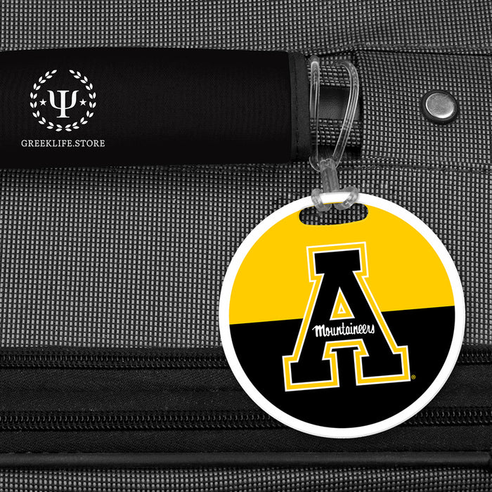 Appalachian State University Luggage Bag Tag (round)