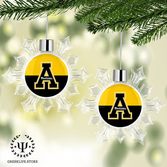 Appalachian State University Christmas Ornament - Snowflake
