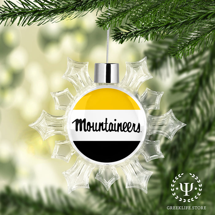 Appalachian State University Christmas Ornament - Snowflake