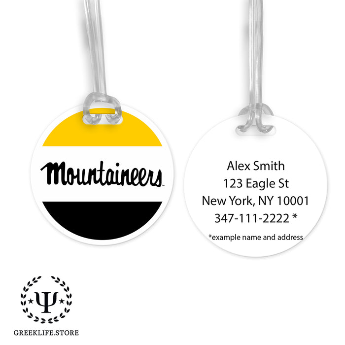 Appalachian State University Luggage Bag Tag (round)