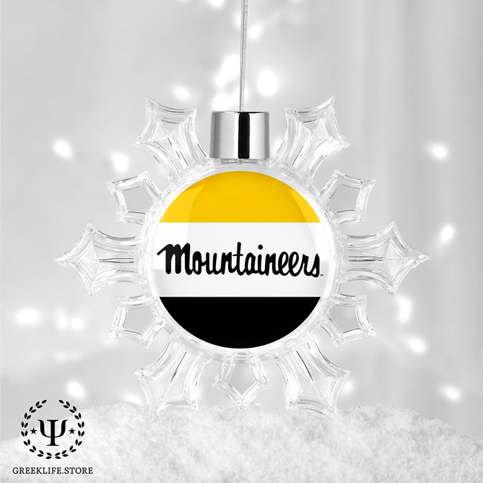 Appalachian State University Christmas Ornament - Snowflake