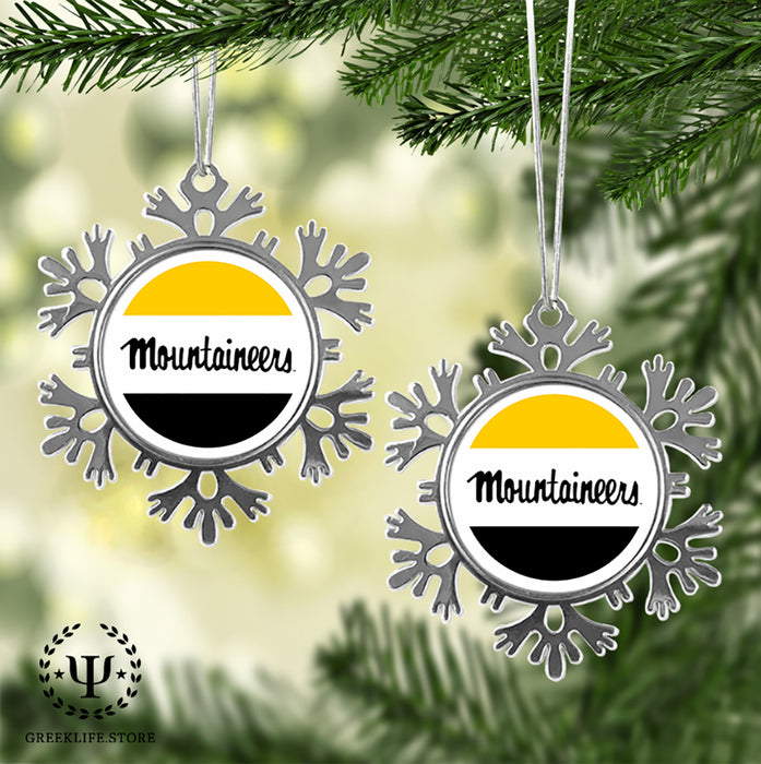 Appalachian State University Christmas Ornament - Snowflake Metal