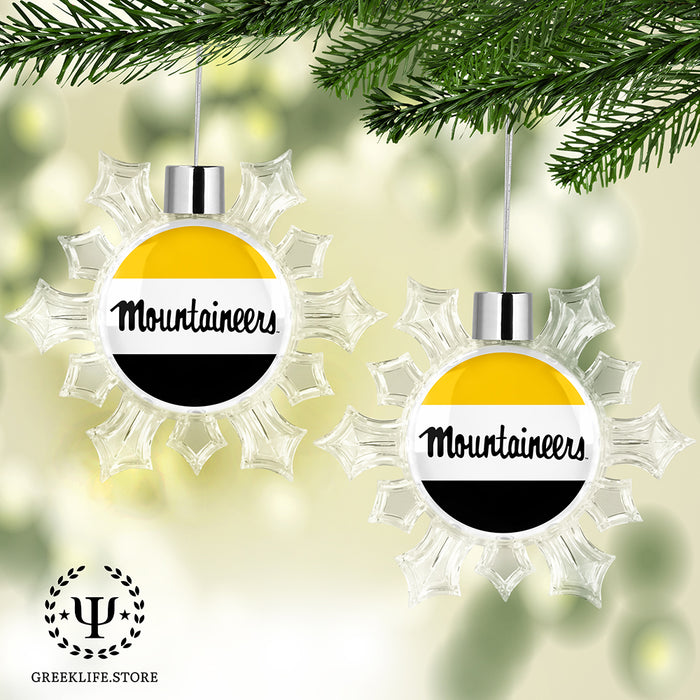 Appalachian State University Christmas Ornament - Snowflake