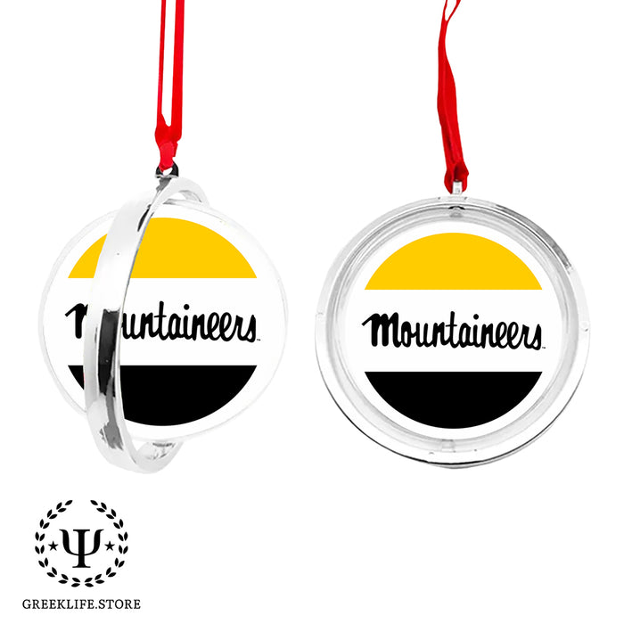 Appalachian State University Christmas Reversible Flat Round Ornament