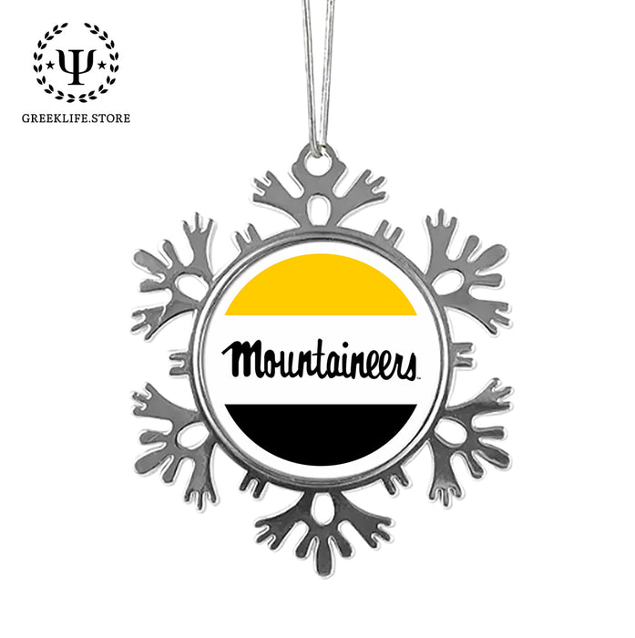 Appalachian State University Christmas Ornament - Snowflake Metal