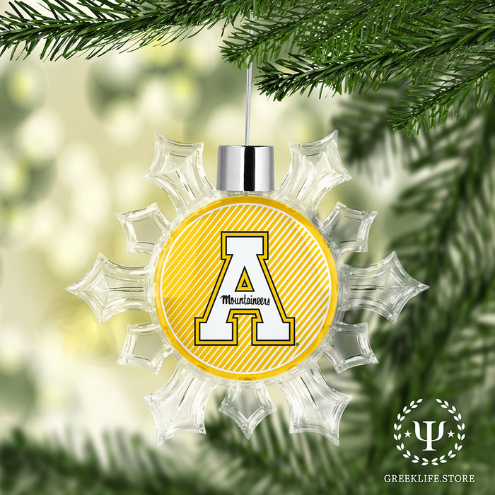 Appalachian State University Christmas Ornament - Snowflake