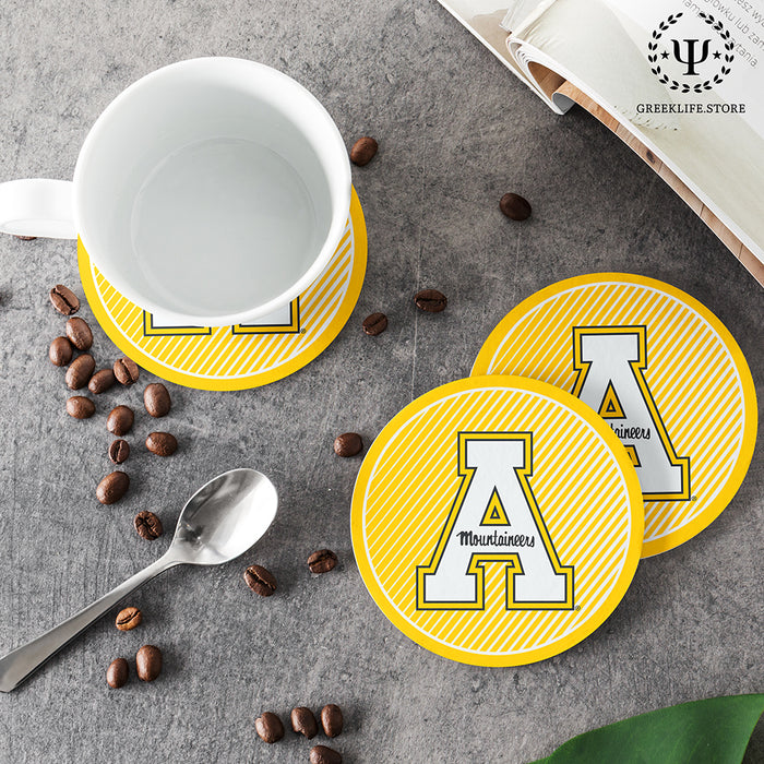 Appalachian State University Beverage Coasters Round (Set of 4)