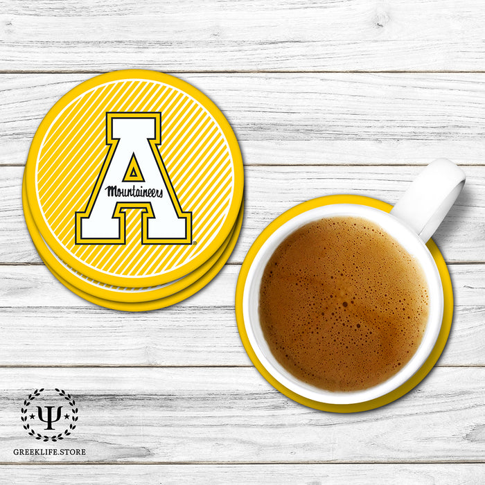 Appalachian State University Beverage Coasters Round (Set of 4)