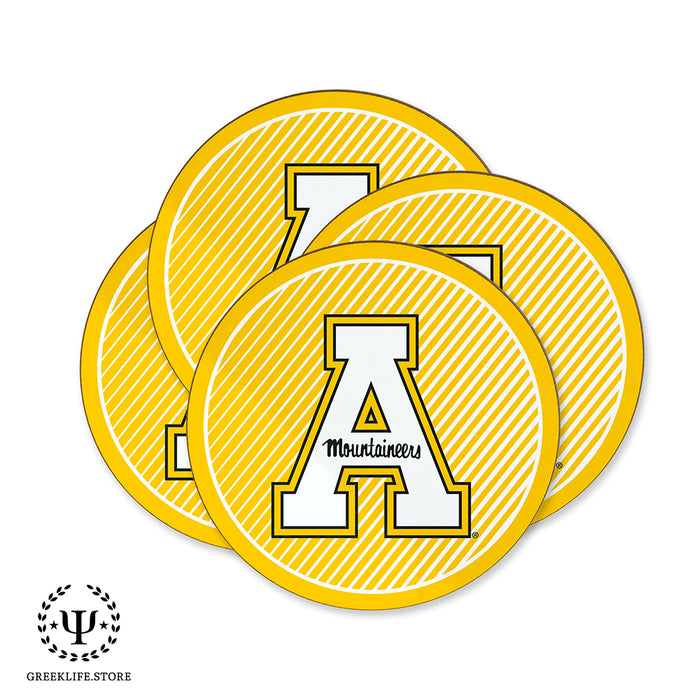 Appalachian State University Beverage Coasters Round (Set of 4)