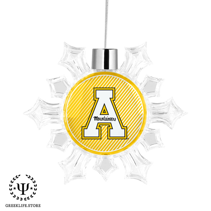 Appalachian State University Christmas Ornament - Snowflake