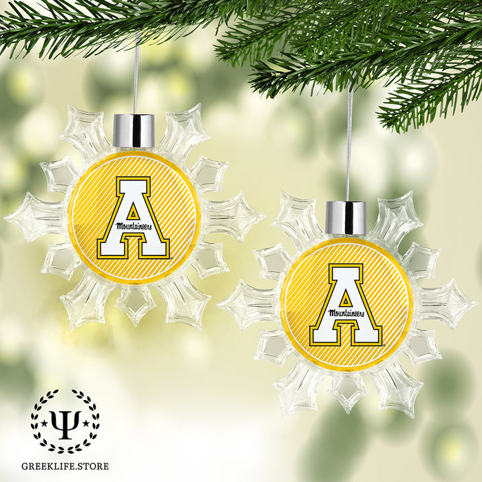 Appalachian State University Christmas Ornament - Snowflake
