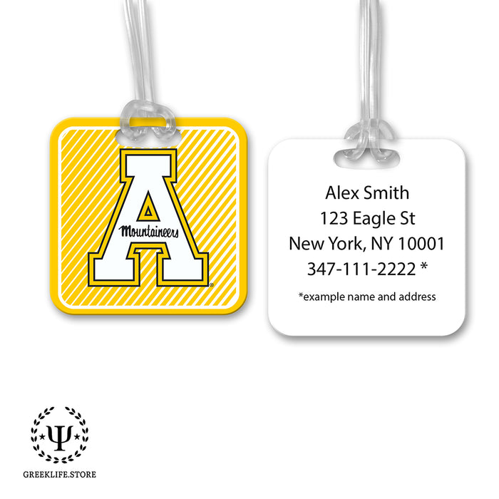 Appalachian State University Luggage Bag Tag (square)