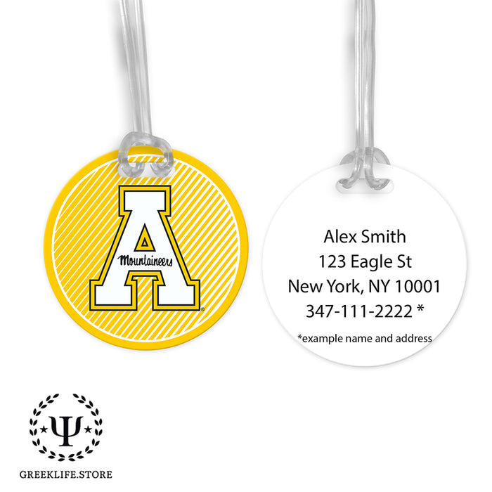 Appalachian State University Luggage Bag Tag (round)