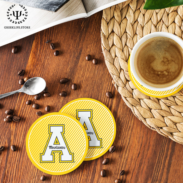 Appalachian State University Beverage Coasters Round (Set of 4)