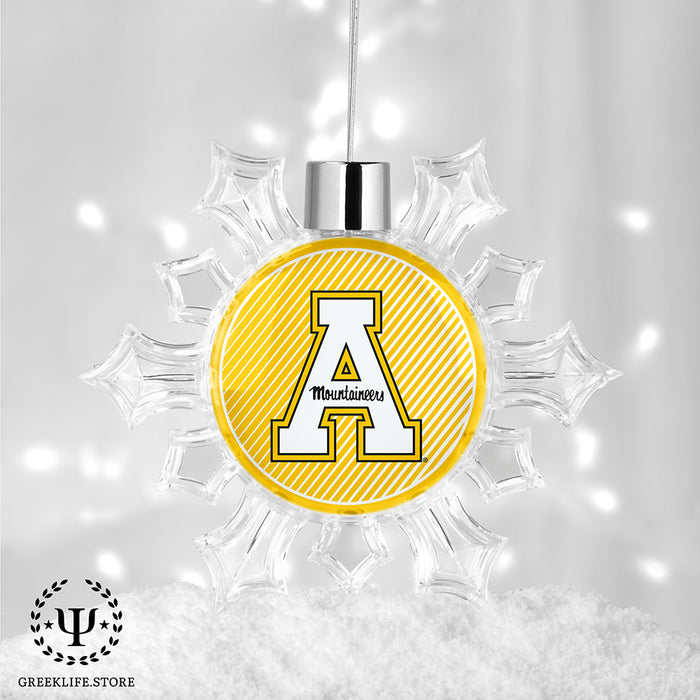Appalachian State University Christmas Ornament - Snowflake