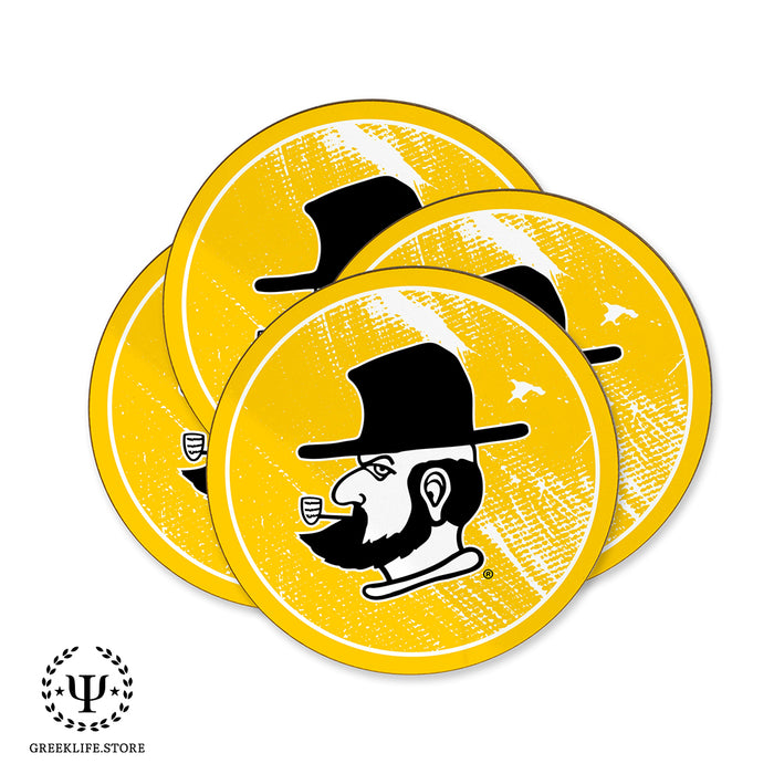 Appalachian State University Beverage Coasters Round (Set of 4)