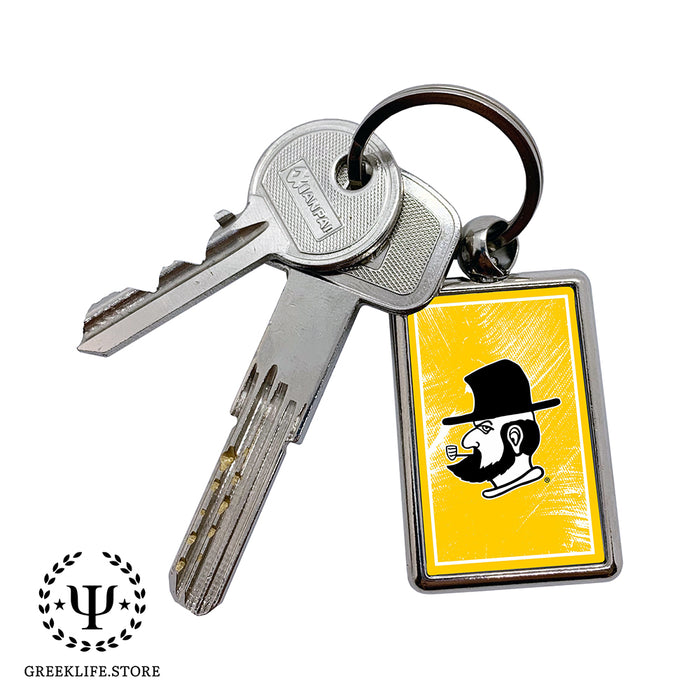 Appalachian State University Keychain Rectangular