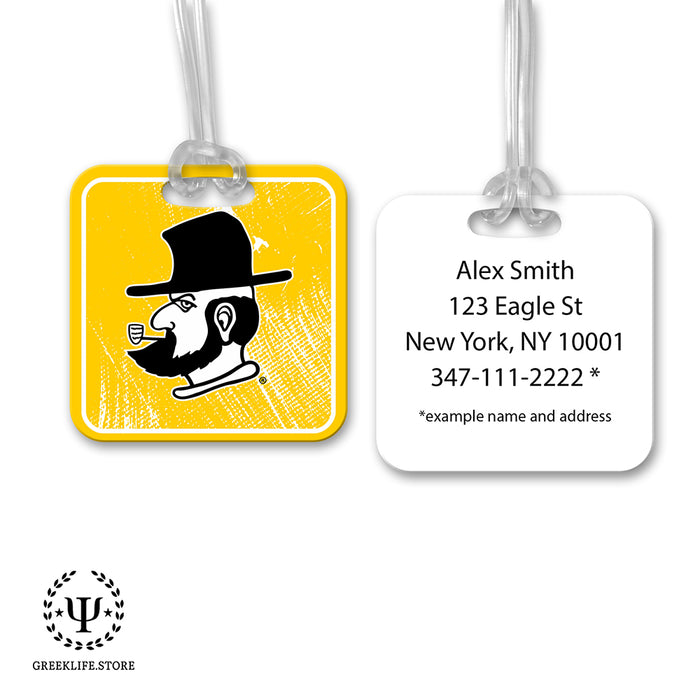 Appalachian State University Luggage Bag Tag (square)
