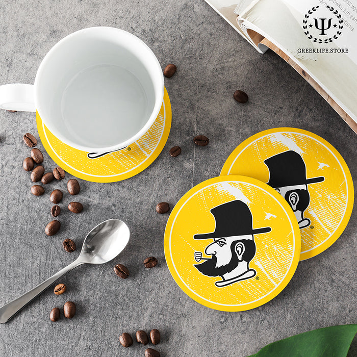 Appalachian State University Beverage Coasters Round (Set of 4)