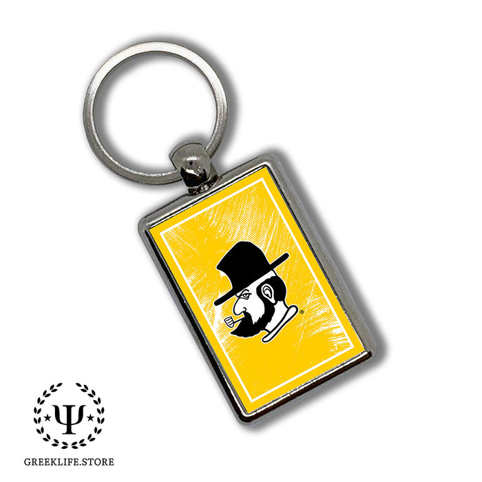 Appalachian State University Keychain Rectangular