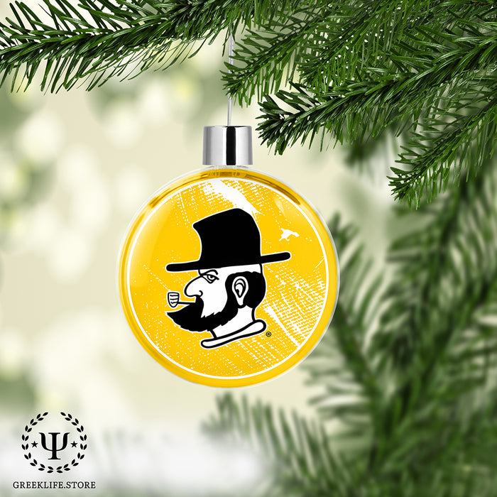 Appalachian State University Christmas Ornament Flat Round