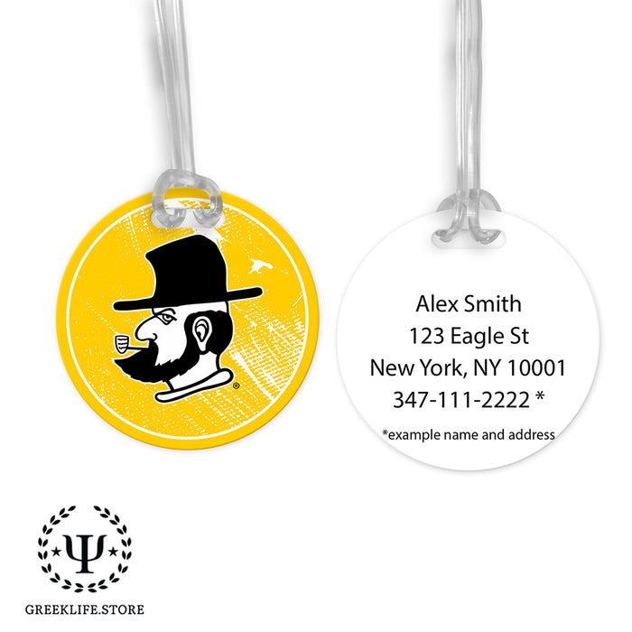 Appalachian State University Luggage Bag Tag (round)