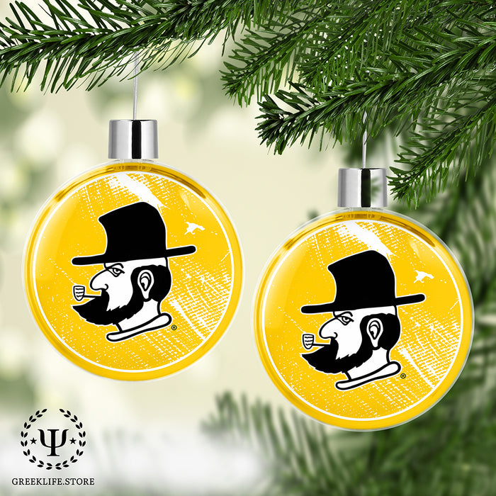 Appalachian State University Christmas Ornament Flat Round