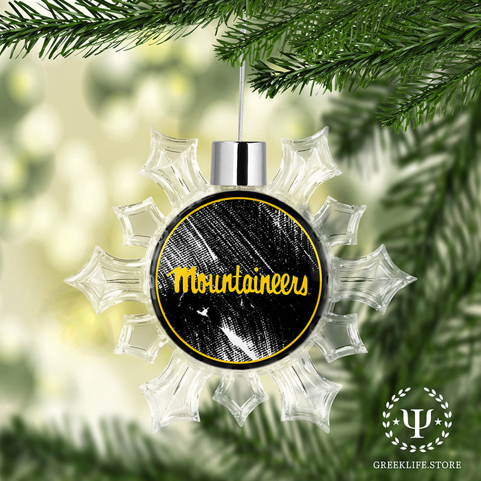 Appalachian State University Christmas Ornament - Snowflake