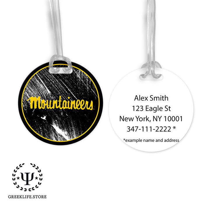 Appalachian State University Luggage Bag Tag (round)