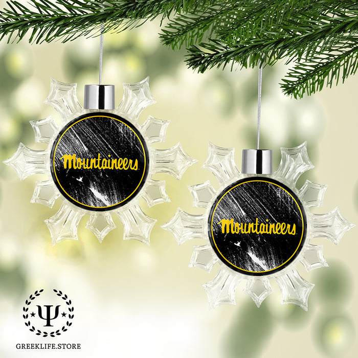 Appalachian State University Christmas Ornament - Snowflake