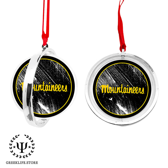 Appalachian State University Christmas Reversible Flat Round Ornament