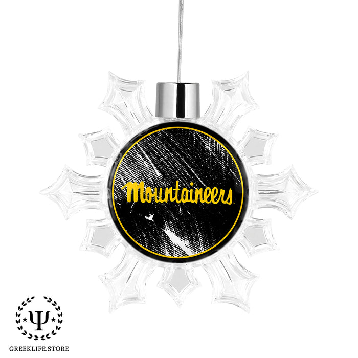 Appalachian State University Christmas Ornament - Snowflake
