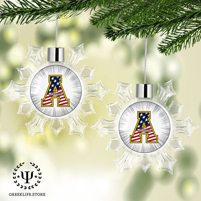 Appalachian State University Christmas Ornament - Snowflake