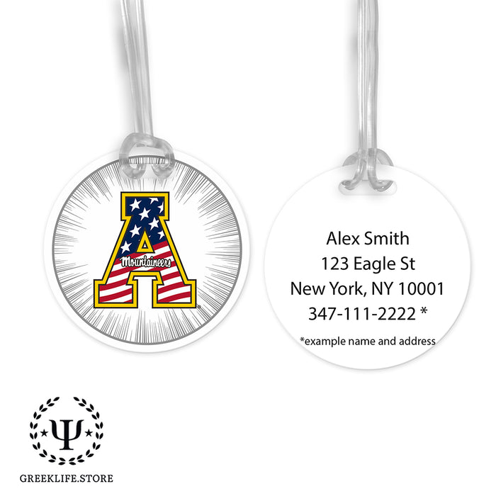 Appalachian State University Luggage Bag Tag (round)
