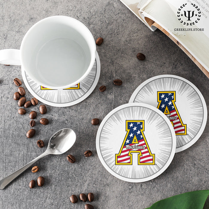 Appalachian State University Beverage Coasters Round (Set of 4)