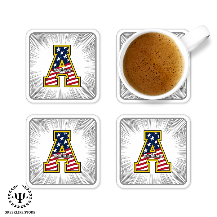 Appalachian State University Beverage Coasters Square (Set of 4)