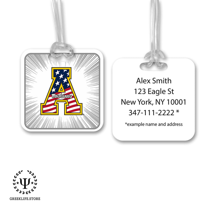 Appalachian State University Luggage Bag Tag (square)