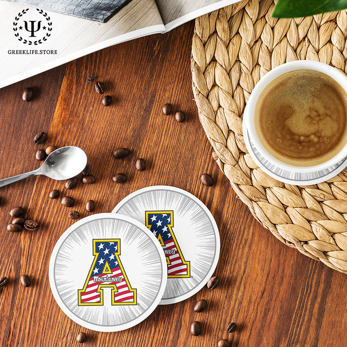 Appalachian State University Beverage Coasters Round (Set of 4)