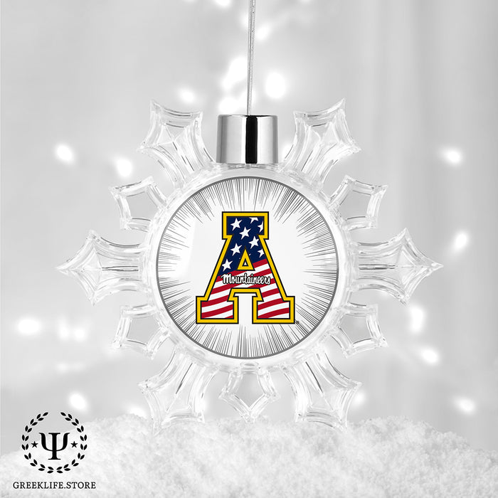 Appalachian State University Christmas Ornament - Snowflake