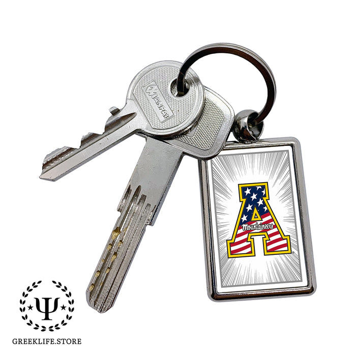 Appalachian State University Keychain Rectangular