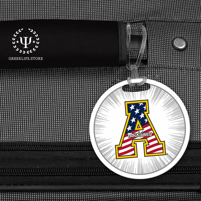 Appalachian State University Luggage Bag Tag (round)