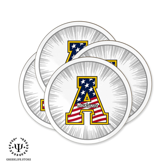 Appalachian State University Beverage Coasters Round (Set of 4)