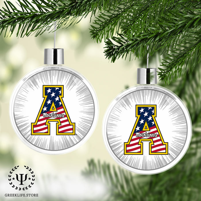 Appalachian State University Christmas Ornament Flat Round