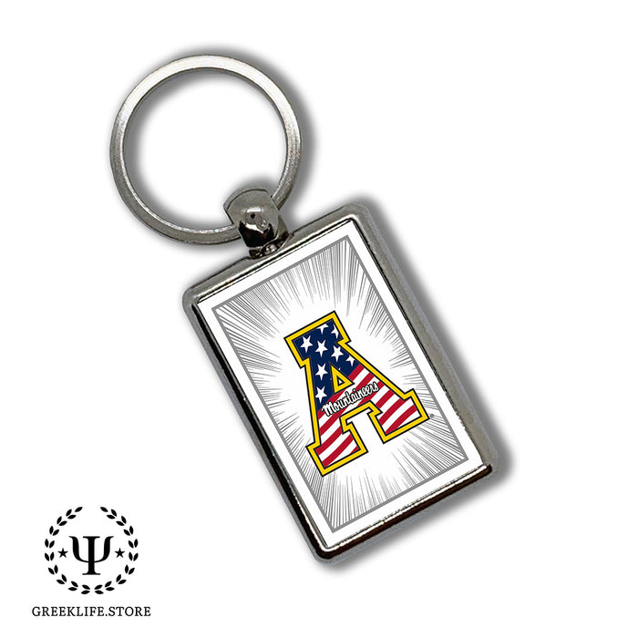 Appalachian State University Keychain Rectangular