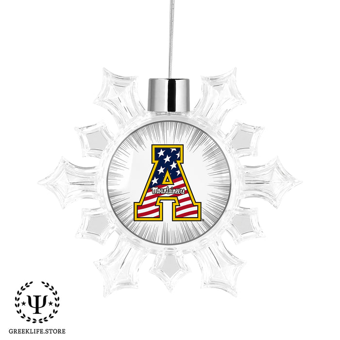 Appalachian State University Christmas Ornament - Snowflake