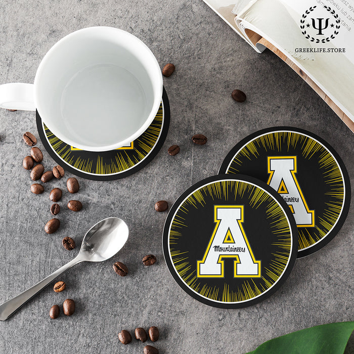 Appalachian State University Beverage Coasters Round (Set of 4)