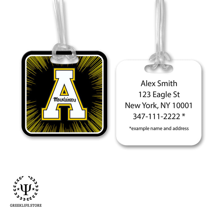 Appalachian State University Luggage Bag Tag (square)